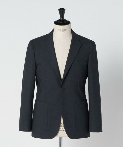 green label relaxing / グリーンレーベル リラクシング テーラードジャケット | A+ ウールライク 2B スタンダード 2P ジャケット -ウォッシャブル・ストレッチ- | 詳細11