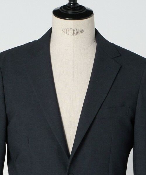 green label relaxing / グリーンレーベル リラクシング テーラードジャケット | A+ ウールライク 2B スタンダード 2P ジャケット -ウォッシャブル・ストレッチ- | 詳細13