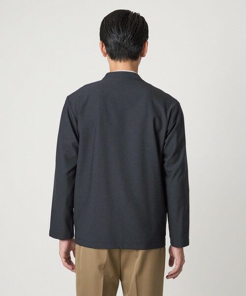 green label relaxing / グリーンレーベル リラクシング ノーカラージャケット | A+ ウールライク 1B ノーカラージャケット -ウォッシャブル・ストレッチ- | 詳細17