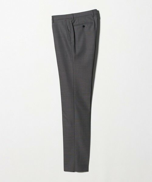 green label relaxing / グリーンレーベル リラクシング セットアップ | GUABELLO 組織無地 MF ノープリーツ スーツパンツ | 詳細5