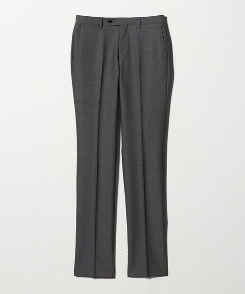 green label relaxing / グリーンレーベル リラクシング セットアップ | GUABELLO 組織無地 MF ノープリーツ スーツパンツ | 詳細6