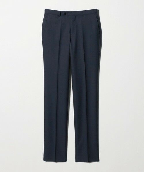 green label relaxing / グリーンレーベル リラクシング セットアップ | GUABELLO 組織無地 MF ノープリーツ スーツパンツ | 詳細15