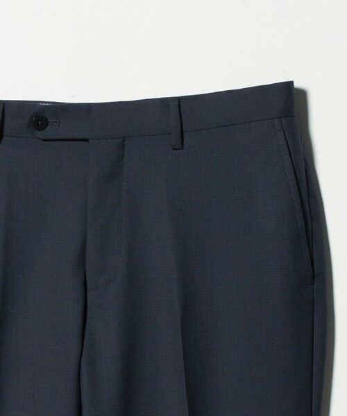 green label relaxing / グリーンレーベル リラクシング セットアップ | GUABELLO 組織無地 MF ノープリーツ スーツパンツ | 詳細17