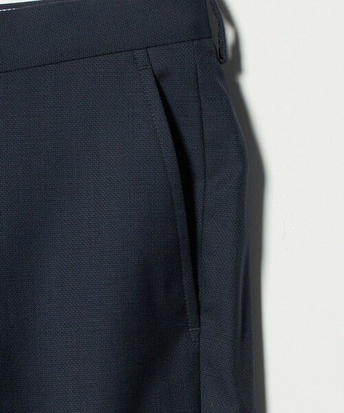 green label relaxing / グリーンレーベル リラクシング セットアップ | GUABELLO 組織無地 MF ノープリーツ スーツパンツ | 詳細18