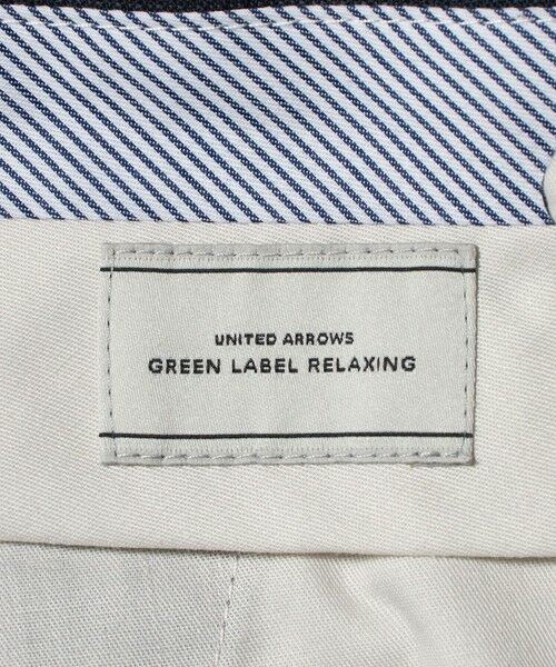 green label relaxing / グリーンレーベル リラクシング セットアップ | GUABELLO 組織無地 MF ノープリーツ スーツパンツ | 詳細23