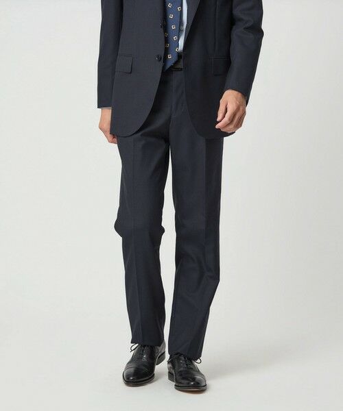 green label relaxing/グリーンレーベル リラクシング GUABELLO 組織無地 MF ノープリーツ スーツパンツ NAVY XL(88) green label relaxing/グリーンレーベル リラクシング GUABELLO 組織無地 MF ノープリーツ スーツパンツ NAVY XL(88)