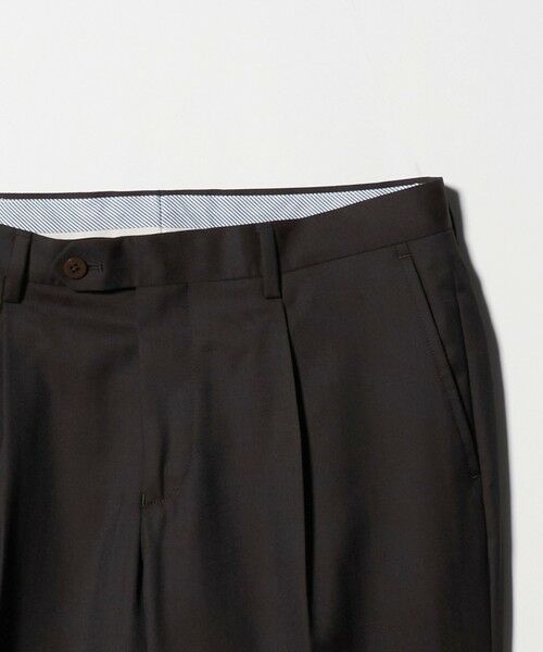 green label relaxing / グリーンレーベル リラクシング セットアップ | GUABELLO ヘリンボーン HX 1プリーツ スーツパンツ | 詳細7