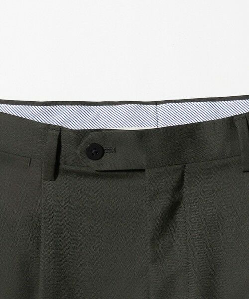 green label relaxing / グリーンレーベル リラクシング セットアップ | GUABELLO ヘリンボーン HX 1プリーツ スーツパンツ | 詳細19