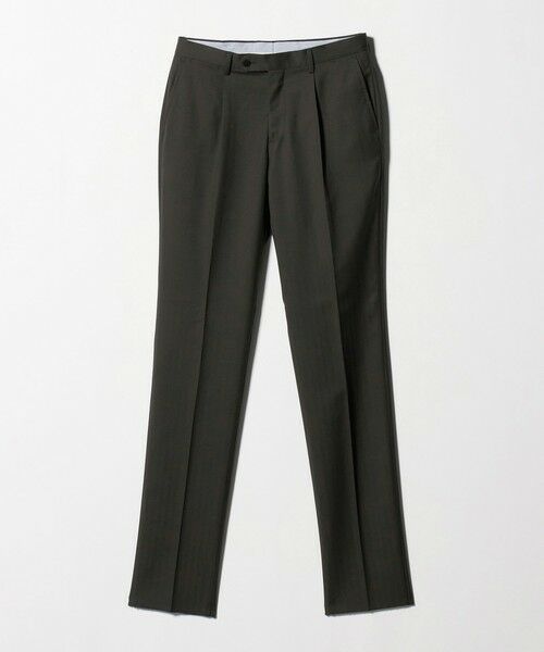 green label relaxing / グリーンレーベル リラクシング セットアップ | GUABELLO ヘリンボーン HX 1プリーツ スーツパンツ | 詳細12