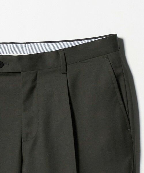 green label relaxing / グリーンレーベル リラクシング セットアップ | GUABELLO ヘリンボーン HX 1プリーツ スーツパンツ | 詳細14