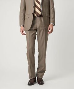 green label relaxing / グリーンレーベル リラクシング セットアップ | DRAGO ミニヘリンボーン CLS ノープリーツ スーツパンツ