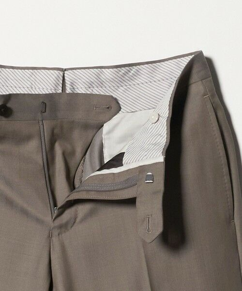 green label relaxing / グリーンレーベル リラクシング セットアップ | DRAGO ミニヘリンボーン CLS ノープリーツ スーツパンツ | 詳細8