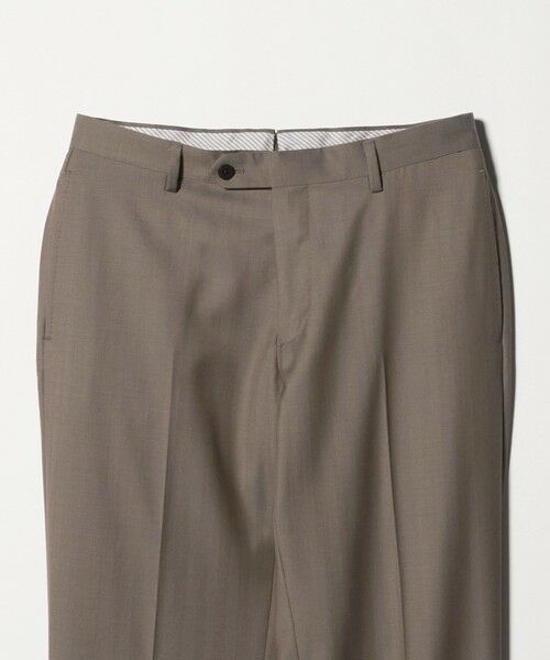 green label relaxing / グリーンレーベル リラクシング セットアップ | DRAGO ミニヘリンボーン CLS ノープリーツ スーツパンツ | 詳細5
