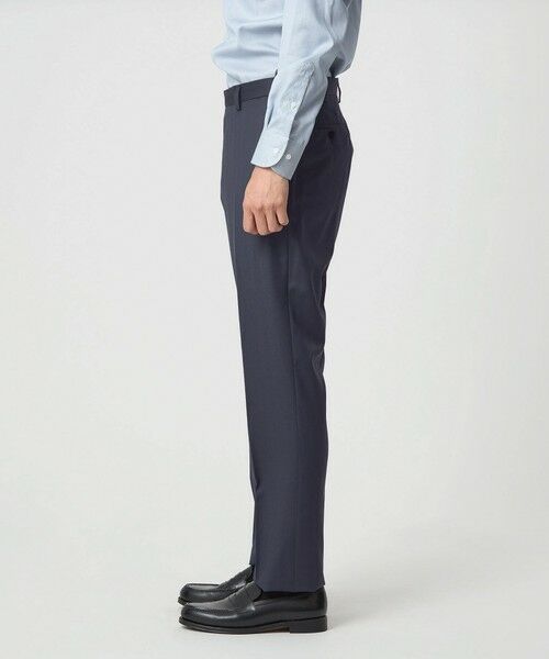green label relaxing / グリーンレーベル リラクシング セットアップ | DRAGO ミニヘリンボーン CLS ノープリーツ スーツパンツ | 詳細14