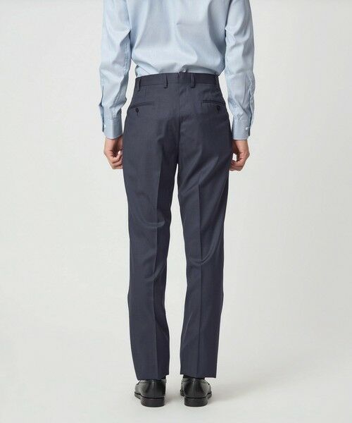 green label relaxing / グリーンレーベル リラクシング セットアップ | DRAGO ミニヘリンボーン CLS ノープリーツ スーツパンツ | 詳細15