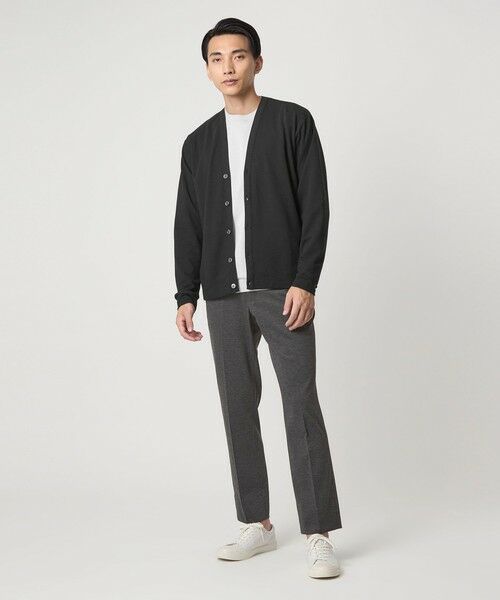 green label relaxing / グリーンレーベル リラクシング カーディガン・ボレロ | ハニカム カーディガン | 詳細1