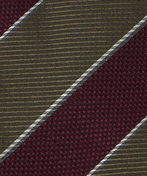 green label relaxing / グリーンレーベル リラクシング ネクタイ | ＜Bleck＞8.0cm ストライプ1 ネクタイ | 詳細3