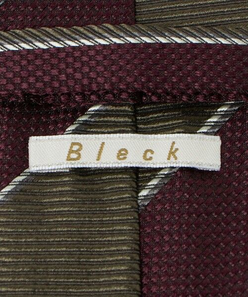 green label relaxing / グリーンレーベル リラクシング ネクタイ | ＜Bleck＞8.0cm ストライプ1 ネクタイ | 詳細4