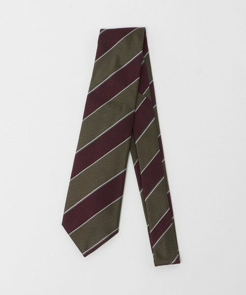 green label relaxing/グリーンレーベル リラクシング <Bleck>8.0cm ストライプ1 ネクタイ DK. BROWN FREE green label relaxing/グリーンレーベル リラクシング <Bleck>8.0cm ストライプ1 ネクタイ DK. BROWN FREE