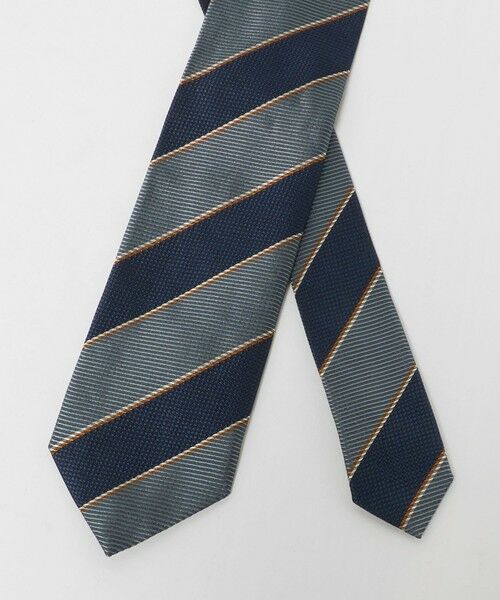 green label relaxing / グリーンレーベル リラクシング ネクタイ | ＜Bleck＞8.0cm  ストライプ2 ネクタイ | 詳細1