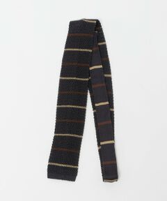 green label relaxing / グリーンレーベル リラクシング ネクタイ | ＜Bleck＞6.5cm ボーダー ニット ネクタイ ニットタイ