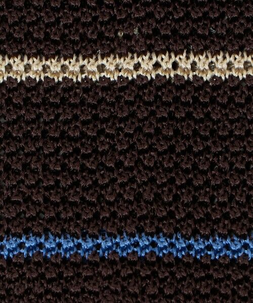 green label relaxing / グリーンレーベル リラクシング ネクタイ | ＜Bleck＞6.5cm ボーダー ニット ネクタイ ニットタイ | 詳細4