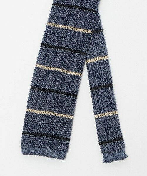 green label relaxing / グリーンレーベル リラクシング ネクタイ | ＜Bleck＞6.5cm ボーダー ニット ネクタイ ニットタイ | 詳細5