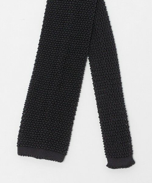 green label relaxing / グリーンレーベル リラクシング ネクタイ | ＜Bleck＞6.5cm ソリッド ニット ネクタイ ニットタイ | 詳細1