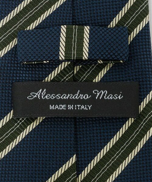 green label relaxing / グリーンレーベル リラクシング ネクタイ | ＜Alessandro Masi＞8.0cm ストライプ2 ネクタイ | 詳細4