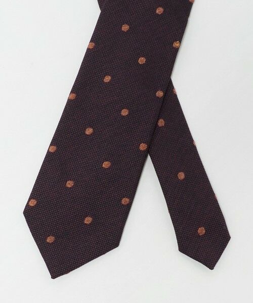 green label relaxing / グリーンレーベル リラクシング ネクタイ | ＜Alessandro Masi＞8.0cm ドット ネクタイ | 詳細1