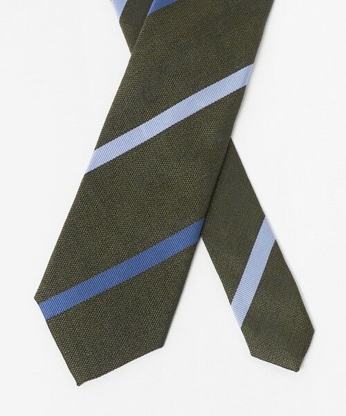 green label relaxing / グリーンレーベル リラクシング ネクタイ | ＜Seaward & Stearn＞8.0cm ストライプ3 ネクタイ | 詳細3