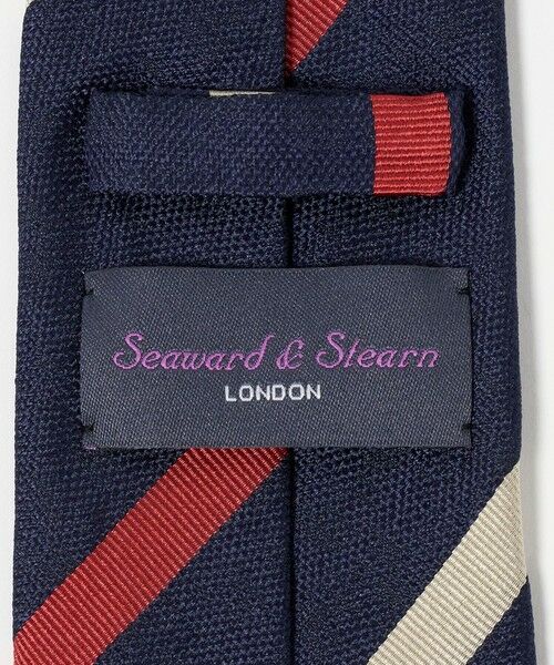 green label relaxing / グリーンレーベル リラクシング ネクタイ | ＜Seaward & Stearn＞8.0cm ストライプ3 ネクタイ | 詳細6