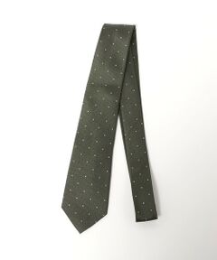 green label relaxing / グリーンレーベル リラクシング ネクタイ | GLR シルク1 8.0cm ドット ネクタイ