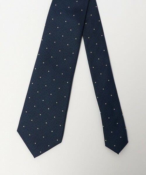 green label relaxing / グリーンレーベル リラクシング ネクタイ | GLR シルク1 8.0cm ドット ネクタイ | 詳細5