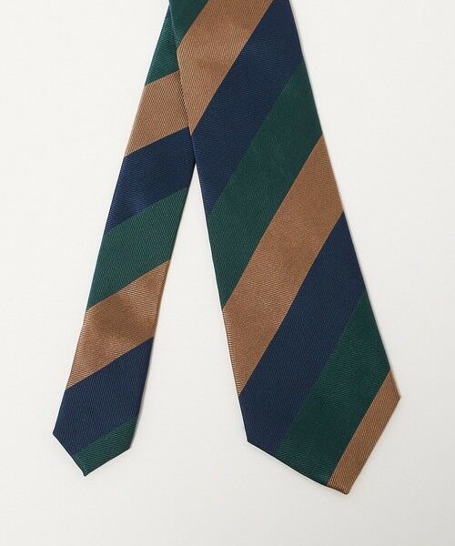 green label relaxing / グリーンレーベル リラクシング ネクタイ | GLR シルク1 8.0cm ストライプ1 ネクタイ | 詳細1