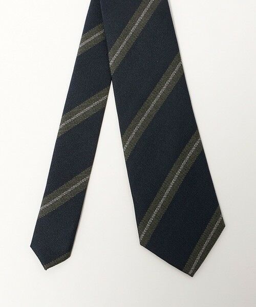 green label relaxing / グリーンレーベル リラクシング ネクタイ | GLR シルク1 8.0cm ストライプ2 ネクタイ | 詳細3