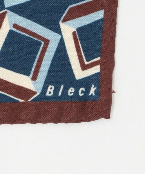 green label relaxing / グリーンレーベル リラクシング マフラー・ショール・スヌード・ストール | ＜Bleck＞ジオメトリック ツイル ポケットチーフ | 詳細6