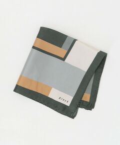 green label relaxing / グリーンレーベル リラクシング バンダナ・スカーフ | ＜Bleck＞フレーム ツイル ポケットチーフ