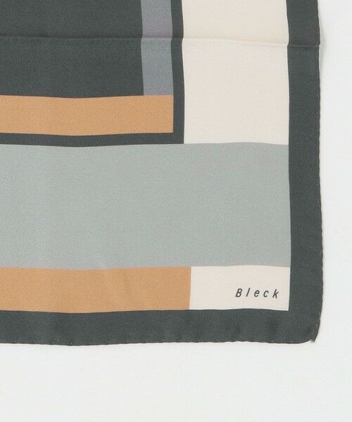 green label relaxing / グリーンレーベル リラクシング バンダナ・スカーフ | ＜Bleck＞フレーム ツイル ポケットチーフ | 詳細2