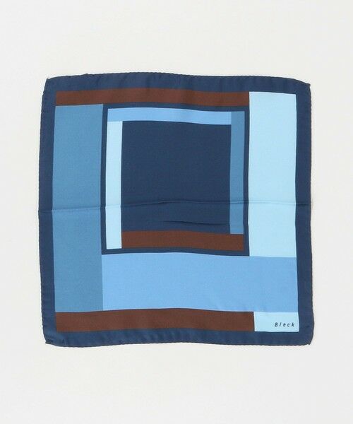 green label relaxing / グリーンレーベル リラクシング バンダナ・スカーフ | ＜Bleck＞フレーム ツイル ポケットチーフ | 詳細4
