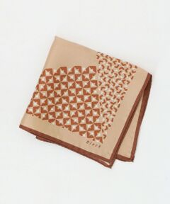 green label relaxing / グリーンレーベル リラクシング バンダナ・スカーフ | ＜Bleck＞ジオメトリック2 ツイル ポケットチーフ