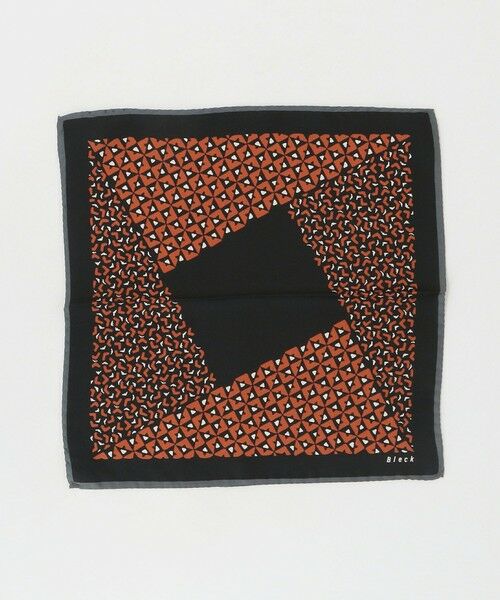 green label relaxing / グリーンレーベル リラクシング バンダナ・スカーフ | ＜Bleck＞ジオメトリック2 ツイル ポケットチーフ | 詳細1