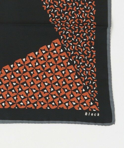 green label relaxing / グリーンレーベル リラクシング バンダナ・スカーフ | ＜Bleck＞ジオメトリック2 ツイル ポケットチーフ | 詳細2