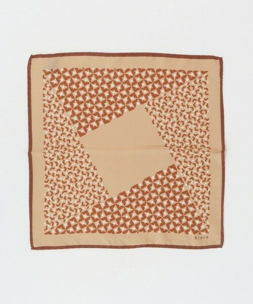 green label relaxing / グリーンレーベル リラクシング バンダナ・スカーフ | ＜Bleck＞ジオメトリック2 ツイル ポケットチーフ | 詳細6