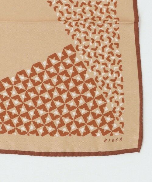 green label relaxing / グリーンレーベル リラクシング バンダナ・スカーフ | ＜Bleck＞ジオメトリック2 ツイル ポケットチーフ | 詳細7