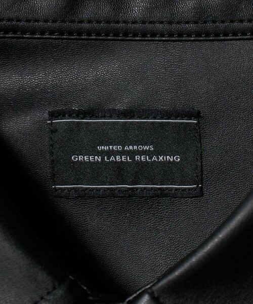 green label relaxing / グリーンレーベル リラクシング シャツ・ブラウス | レザーライク ジャストルーズ シャツ | 詳細14