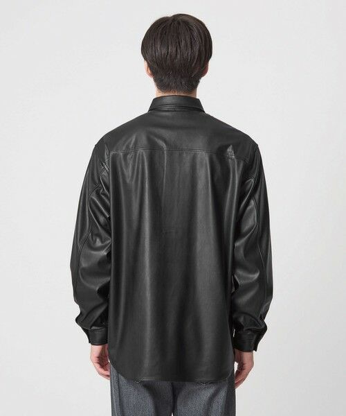 green label relaxing / グリーンレーベル リラクシング シャツ・ブラウス | レザーライク ジャストルーズ シャツ | 詳細6