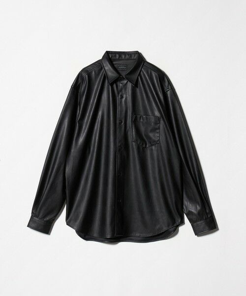 green label relaxing / グリーンレーベル リラクシング シャツ・ブラウス | レザーライク ジャストルーズ シャツ | 詳細7