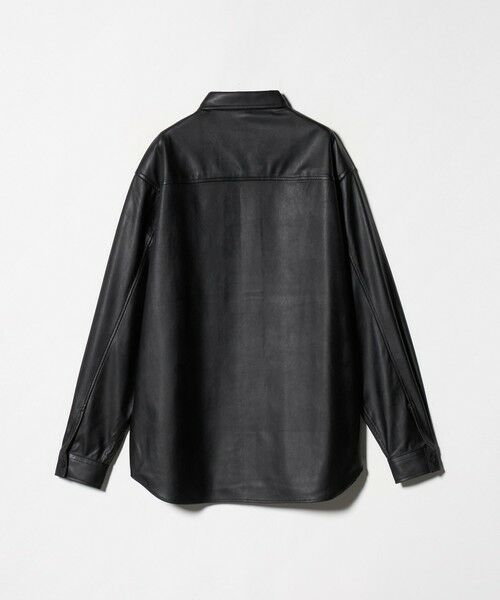 green label relaxing / グリーンレーベル リラクシング シャツ・ブラウス | レザーライク ジャストルーズ シャツ | 詳細8