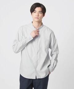 green label relaxing / グリーンレーベル リラクシング シャツ・ブラウス | W/R オックス バンドカラー シャツ